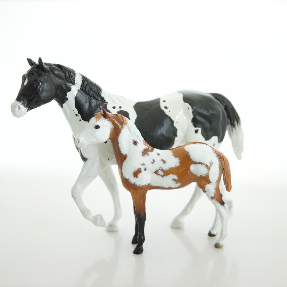Custom Breyer horse and foal